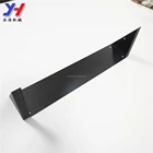 Stamping customized Wall mount metal Powder coat finish black bracket