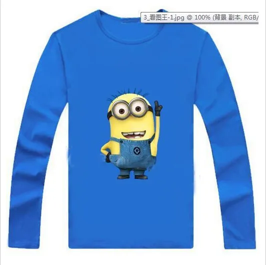 Top quality cartoon t shirts despicable me minions clothes minion costume children clothing girls boys clothing kids T-shirt