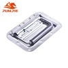 Spring Catch Black Recessed pull Handles for Wooden box
