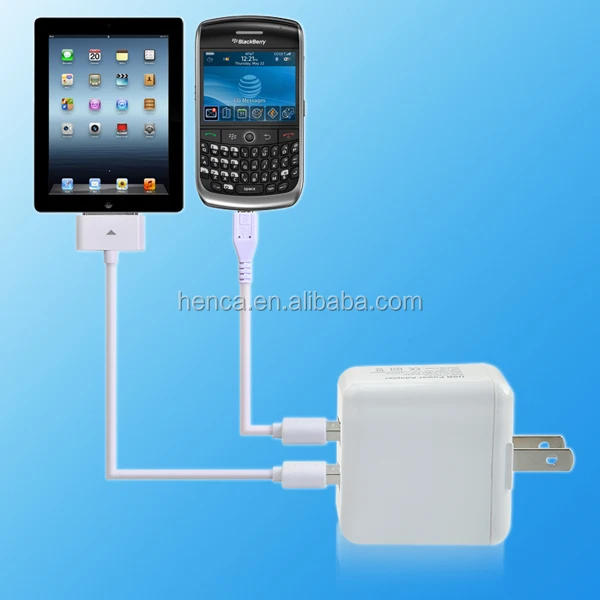 New Product Dual USB Power Home Wall Charger for iphone for samsung