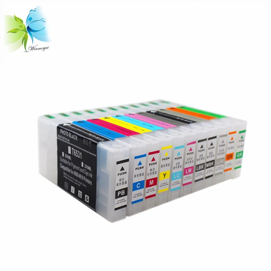 T9131 T913b Refillable Ink Cartridge With Arc Chip For Epson Surecolor