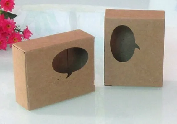 high quality kraft paper box jewel gift handmade soap box paper