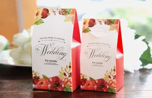 flower big&small new born gift box/wedding chocolate box/candy