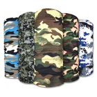 seamless blue headscarves fabric head wear camo bandana scarf moto