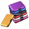 Factory price wholesale HV-CH026 portable RFID aluminum metal funky business id credit card holder multiple wallet