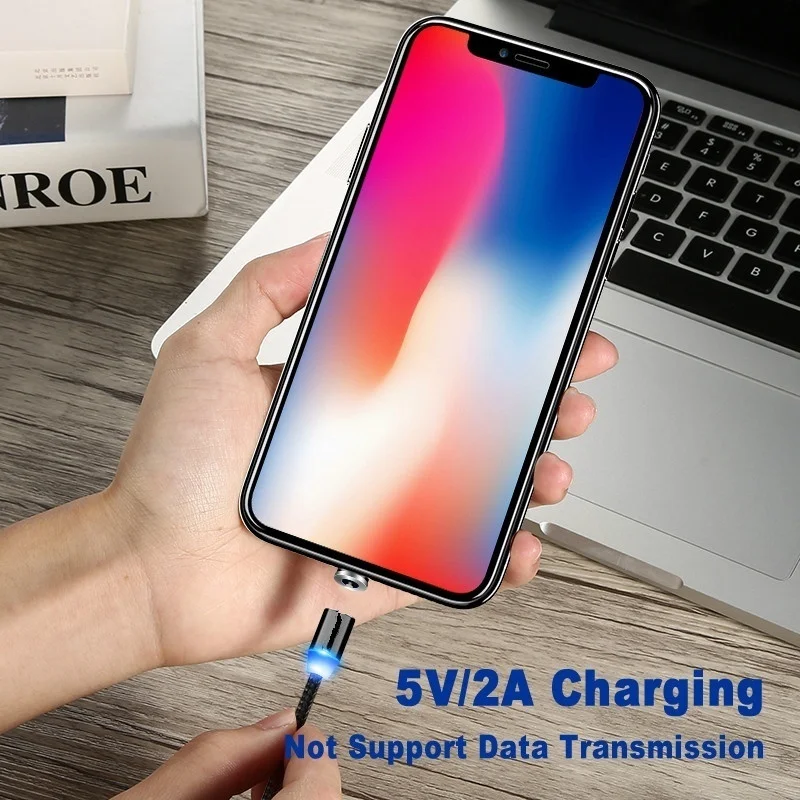 High quality Nylon cable for iphone cable magnetic 2.1A fast charge cable magnetic charge cable for Android /iOS/ Type-C - ANKUX.COM