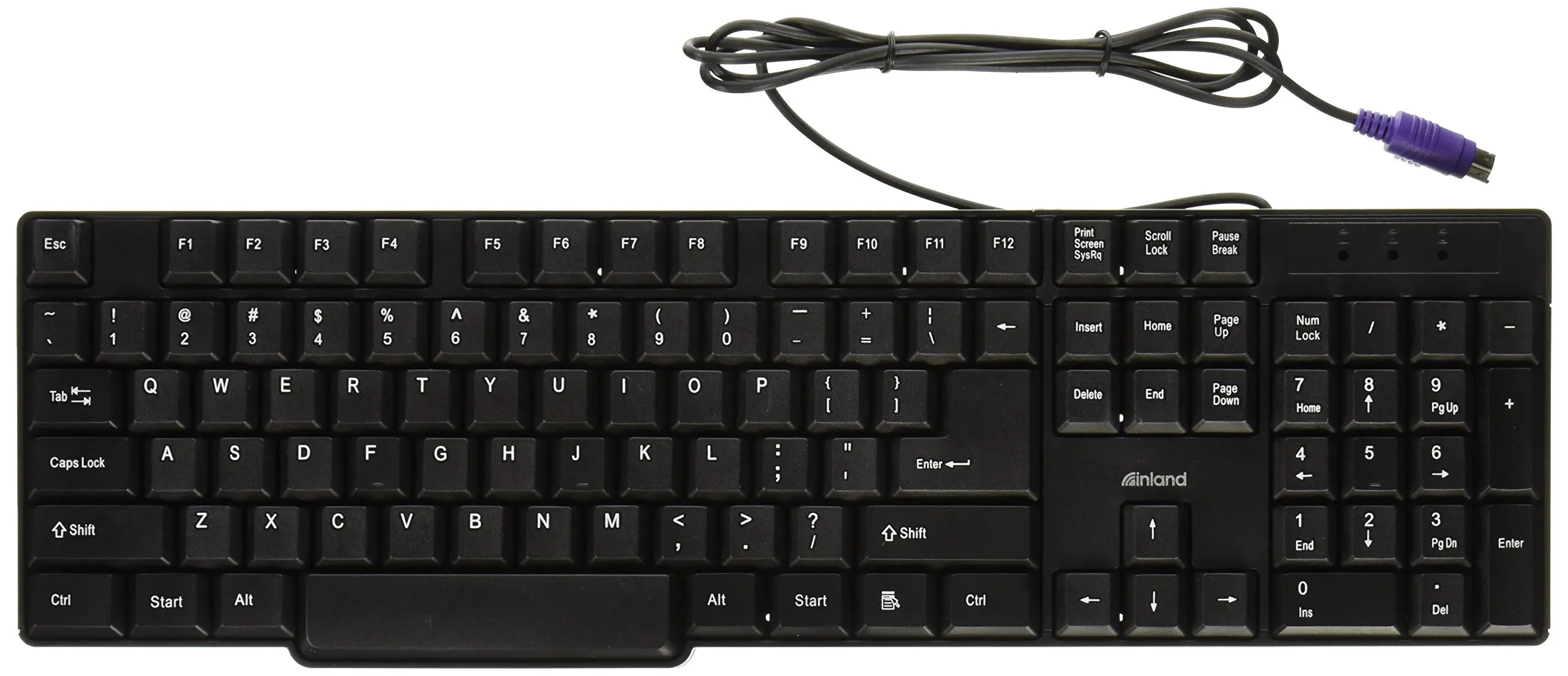 Клавиатура Labtec Standart Keyboard Plus Black PS/2