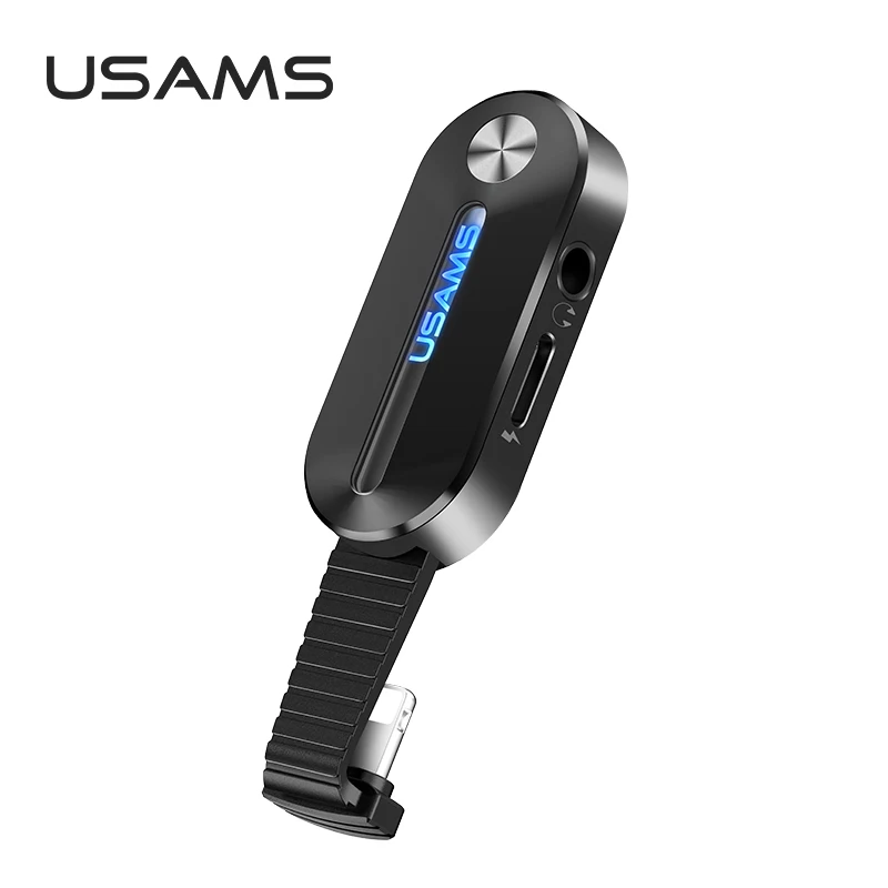 USAMS US-SJ358 AU10 Lighting to 3.5mm+Lighting Plug Mobile Phone USB Adapter With LED Blue Light, Black
USAMS US-SJ358 AU10 Lighting to 3.5mm+Lighting Plug Mobile Phone USB Adapter With LED Blue Light, Black