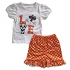 2019 Puresun auburn tiger wholesale kids clothes summer boutique children outfit little girl clothing