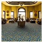 Tufted machine cut pile polyester hotel printing fire-resistant broadloom lobby carpet