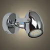 Industrial chrome iron 3w led track spotlight modern wall mounted lighting kits