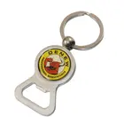 Factory directly Custom Alloy Bottle Opener Keychain with Logo