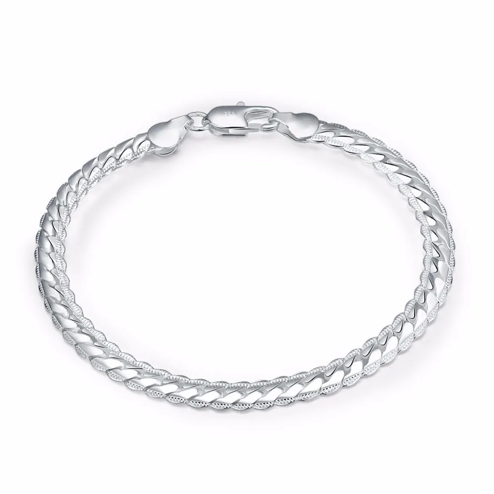 Fashion Charm Men 925 Sterling Silver Plated Twisted Bracelet Chain Cuff Bangle Gift, Gold plated ,silver
Fashion Charm Men 925 Sterling Silver Plated Twisted Bracelet Chain Cuff Bangle Gift, Gold plated ,silver
