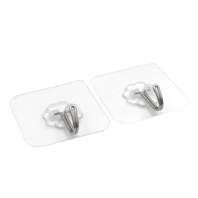 Utility Adhesive Stainless Steel Wall Hooks Bathroom Kitchen Nail Free Transparent Heavy Duty Wall hook
Utility Adhesive Stainless Steel Wall Hooks Bathroom Kitchen Nail Free Transparent Heavy Duty Wall hook