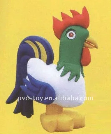 pvc inflatable rooster toy for promotion PVC product