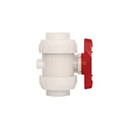 Anti-corrosion acid and alkali resistant PP polypropylene plastic ball valve