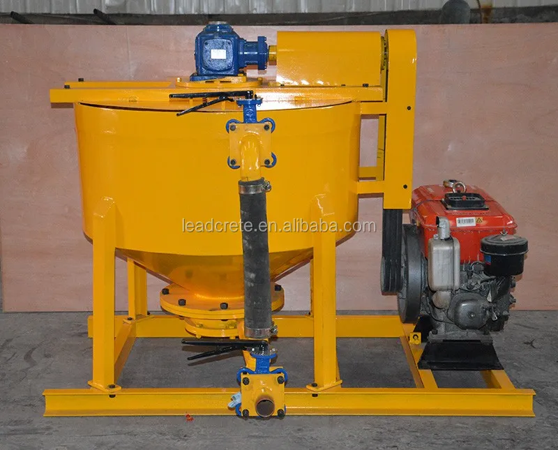 diesel power cement grout mixer machine