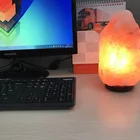 natural pink crystal himalayan rock salt lamp natural hand carved himalayan pink salt lamp lighting lamps
