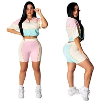 Colorful Zipper Crop Top Shorts 2 Piece Set Lady Yoga Bodi Suit Tracksuit OEM Fitness Wear
Colorful Zipper Crop Top Shorts 2 Piece Set Lady Yoga Bodi Suit Tracksuit OEM Fitness Wear