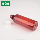 Latest products amber bottle pet liquid bottle plastic empty bottle 250ml plastic pill jar