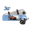 7 inch android 3g wifi car dvr with usb2.0 interface vehicle traveling data recorder rearview mirror with gps bluetooth camera