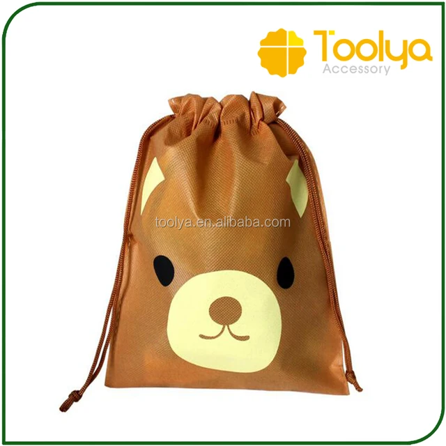 promotional non woven small drawstring bag