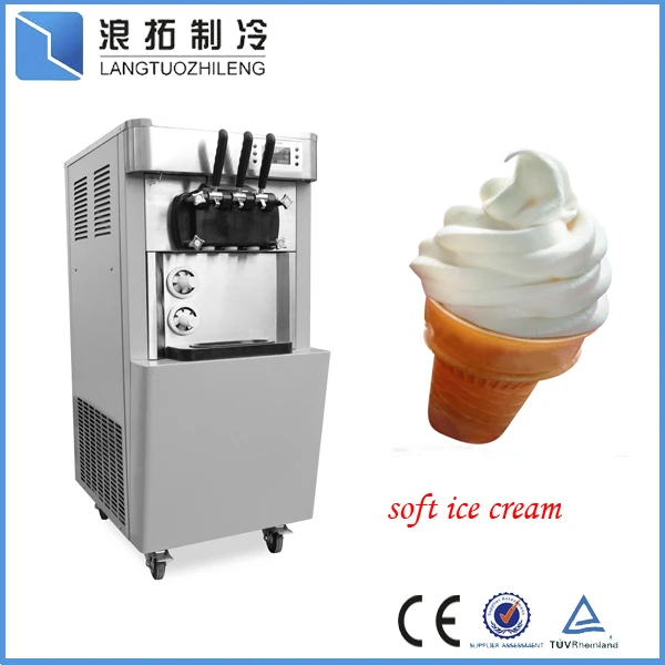 自動冷蔵アイスクリームメーカー3フレーバー商用ソフトアイスクリームマシン32l容量仕入れ・メーカー・工場
