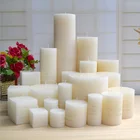 Wholesale christmas candle Paraffin Wax White Candle