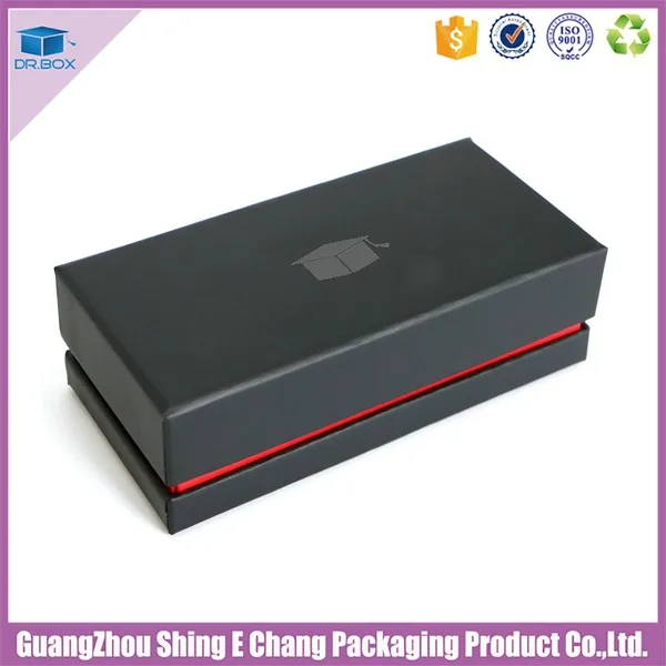 lid and bottom gift box foam insert with matt lamination custom