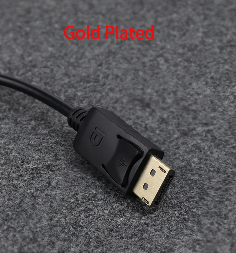 DisplayPort to VGA Cable Adapter DP to VGA Converter Male to Female Gold Plated Adapter - ANKUX.COM