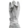 High-quality Life-size Beautiful Standing Angel Wing Monument