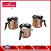 Stainless Steel Metal Type and Metal Material milk pot/non electric double wall milk pot with heat resistant bakelite handle