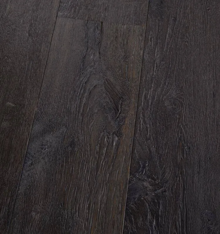 Rustic Distressed Plank Oak Driftwood Finished Floor