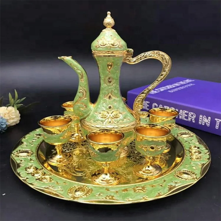 Most Welcomed Golden Or Silver home decorationion teapot set Glass Teapot And Cups Set
Most Welcomed Golden Or Silver home decorationion teapot set Glass Teapot And Cups Set