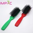 Color customizable high quality barber 7 row hair brush for slaon