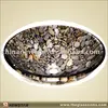 glass wash basin for bathroom