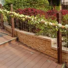 Top Quality Solid Outdoor Wood Composite Decking Stairs for Garden, WPC Decking, WPC Terrace flooring