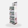 Paperboard Floor Standing Beverage Display Rack, POS Wine Display