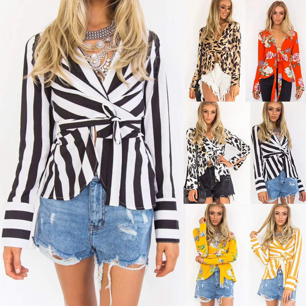 2019 Spring and Autumn The Latest Women Clothing Sexy V Neck Tunic Printed Lace Blouse & Tops
2019 Spring and Autumn The Latest Women Clothing Sexy V Neck Tunic Printed Lace Blouse & Tops