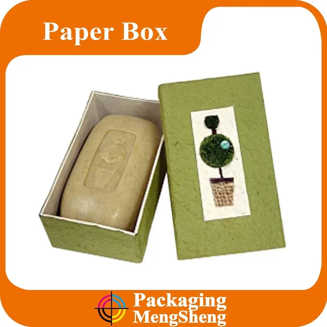 custom luxury paper cardboard box for soap packaing box factory