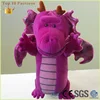 Complicated plush stuffed filling cotton theater hand dragon puppet