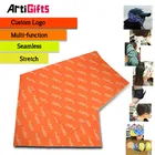 Scarf Printed Promotion Cotton Polyester Men Women Sports Sublimation Printing Logo Tubular Head Scarf Custom