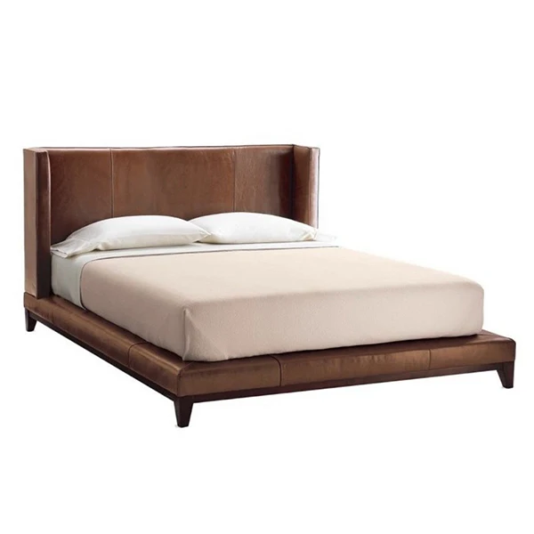 BE-036 Современный итальянский Дизайнерская кожаная кровать