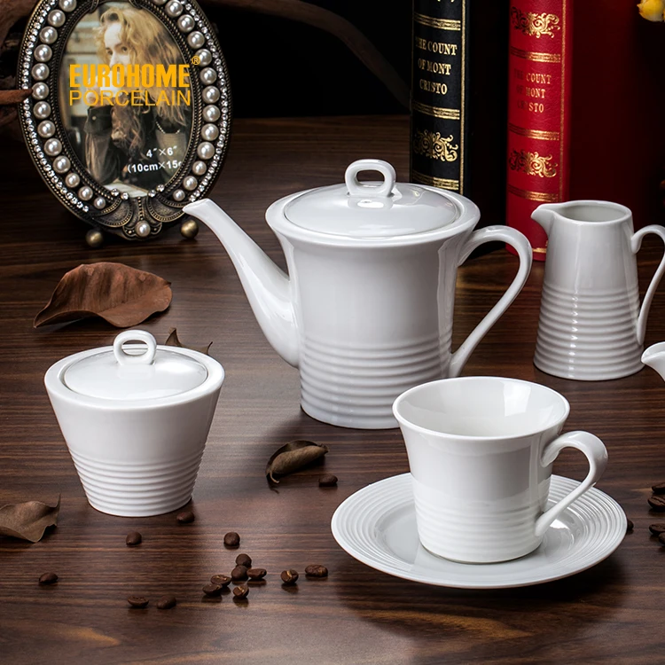 new arrival durable white custom japanese porcelain tea sets