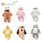 Elinfant Hot Selling Supersoft Toddlers Body Suit Animal Style Unisex Lovely Baby Romper