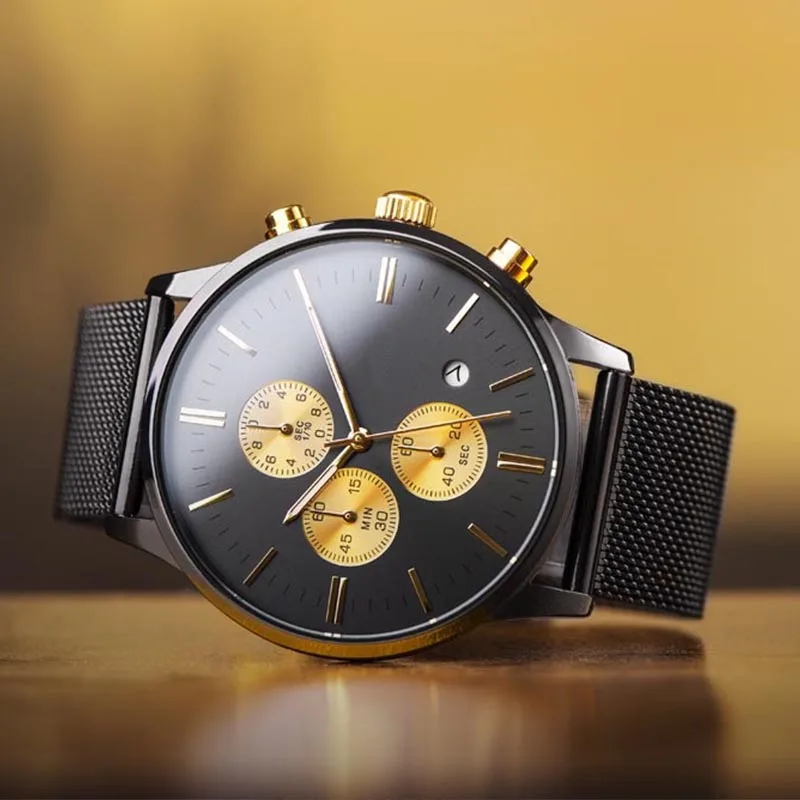 aaa luxury business watch world time quartz watch steel mesh strap men watch wristwatch
aaa luxury business watch world time quartz watch steel mesh strap men watch wristwatch