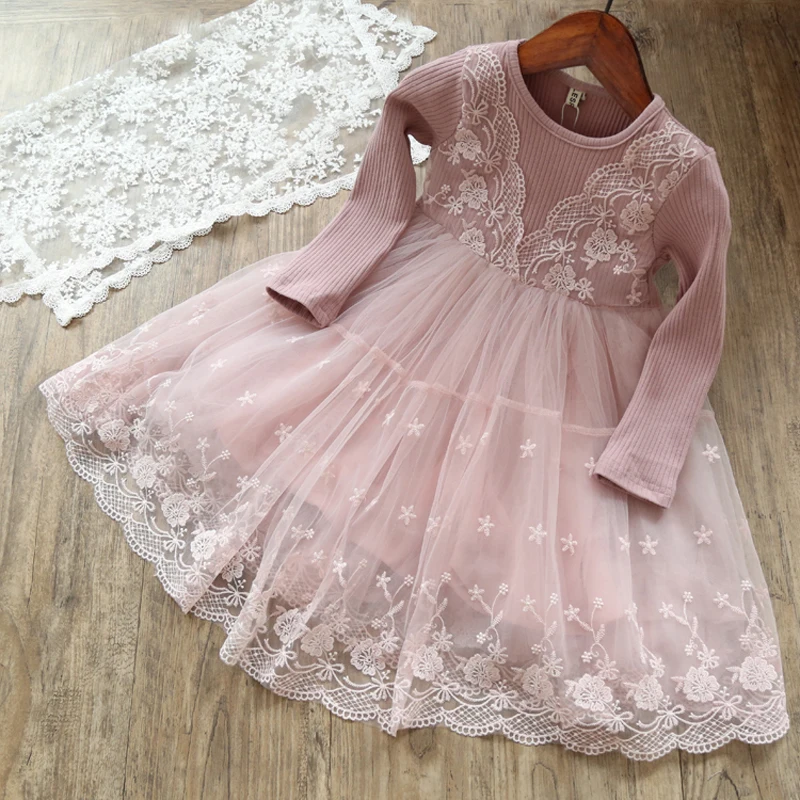 Autumn Winter Girls Dress Fashion Party Long Sleeves Lace Mesh Princess Dress Kids Dress For Baby Girls Clothing
Autumn Winter Girls Dress Fashion Party Long Sleeves Lace Mesh Princess Dress Kids Dress For Baby Girls Clothing