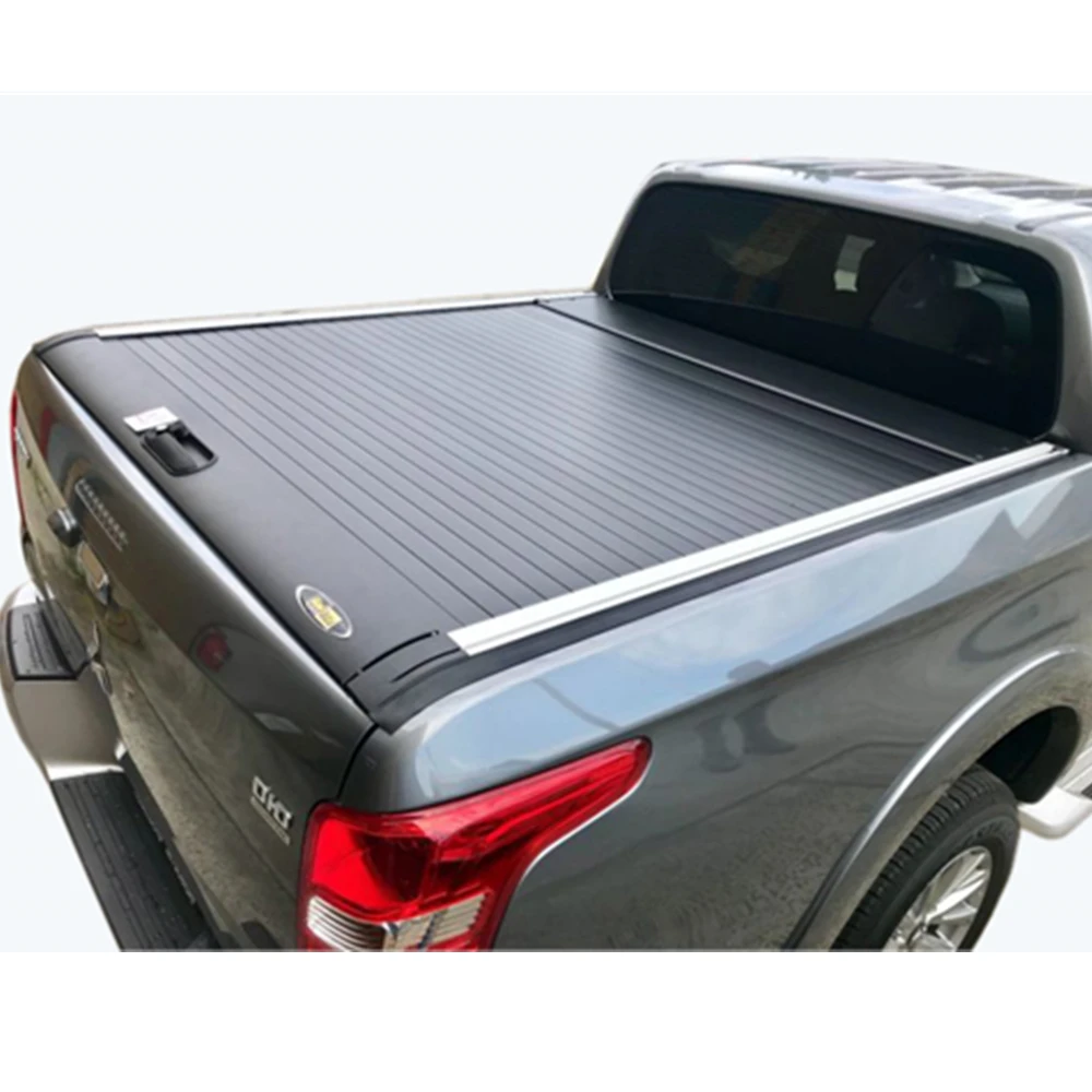 Imperméable à l'eau de lit de camionnette couverture 4X4 En Aluminium Rouleau couvercle Avec Verrou pour Tundra 6.5ft sans support utilitaire 2014 -2018