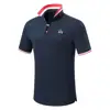 Fashionable Dri fit polo collar t shirt for men and women customized logo branded cloth