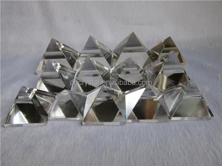 art glass pyramid